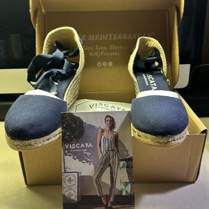 Viscata Barcelona Sagaro Canvas Navy Lin 40